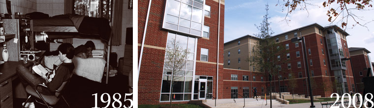 Residence Halls: Boys Dorm in 1985, New units in 2008