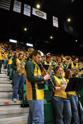 Photo of the Pep Band